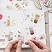 Kawaii Stationery Sticker Set (3 Pack, 120 Pieces) Strawberry Fruit Ice Cream Drink Juice Cute Girl DIY Decorative Stickers for Art Craft Scrapbooking Album Planner Diary Journal Gift Packing Label