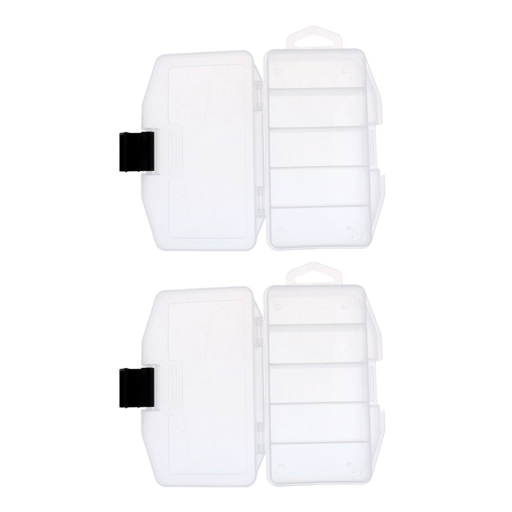 2pcs Fityle 5スロット釣りタックルボックスターミナルcarp B07b69r4m4 Coarseフック釣り餌ケースホルダー タックルボックス 憧れ Dispora Jatimprov Go Id