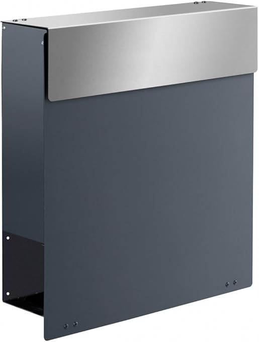 frabox Design Briefkasten Namur Special Edition, RAL 7012 Basaltgrau