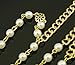 1PC Vintage Deco 20s Flapper Ivory Pearl Headband Great Gatsby Wedding Head Chain