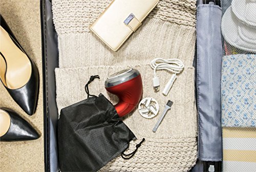 image for ALISTA Electric Rechargeable Fabric Shaver & Lint Remover - Bonus Trav