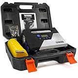 TireTek RX-i Digital Tire Inflator Pump - 12V 160W Portable Air Compressor 40LPM With Auto Cut-Off ()