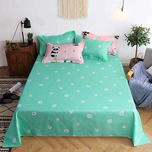Fan-Ling Little Panda Printed Bedding Set of 4, Bedding Deluxe Family Set Sheet Quilt Pillowcase, Full Size Four Pieces,Including 1X Quilt Cover,2X Pillowcase,1X Bed Sheet (B) - Thumbnail 3