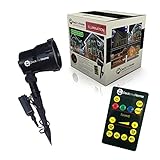 Deck The Home Red and Green Full Motion Premium Outdoor Laser Christmas Light with Remote