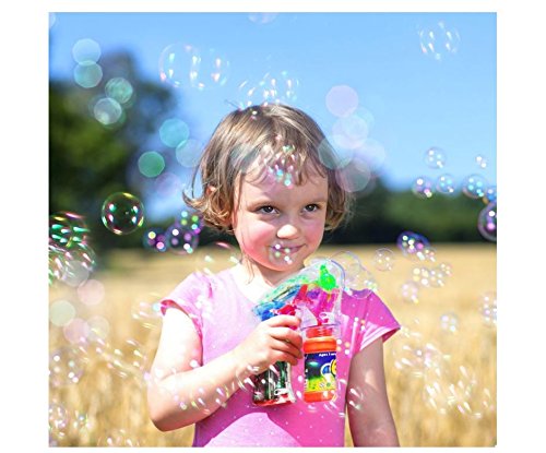 Bubble Blower Machine Light Up Bubble Gun Blaster, - Cool and Fun LED toy Blaster Bubble Gun Blower - Novelty & Gag Toys, Party Favor, Bag Stuffer, Giveaway, Gifts, (2 Light up Bubble Gun Blaster) - Thumbnail 3
