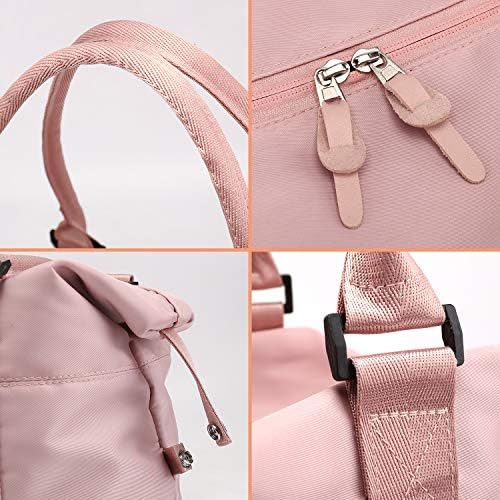 Forestfish Carry On Luggage Bag Sports Gym Bag Travel Duffel Bag, Pink 7 Forestfish Carry On Luggage Bag Sports Gym Bag Travel Duffel Bag, Pink