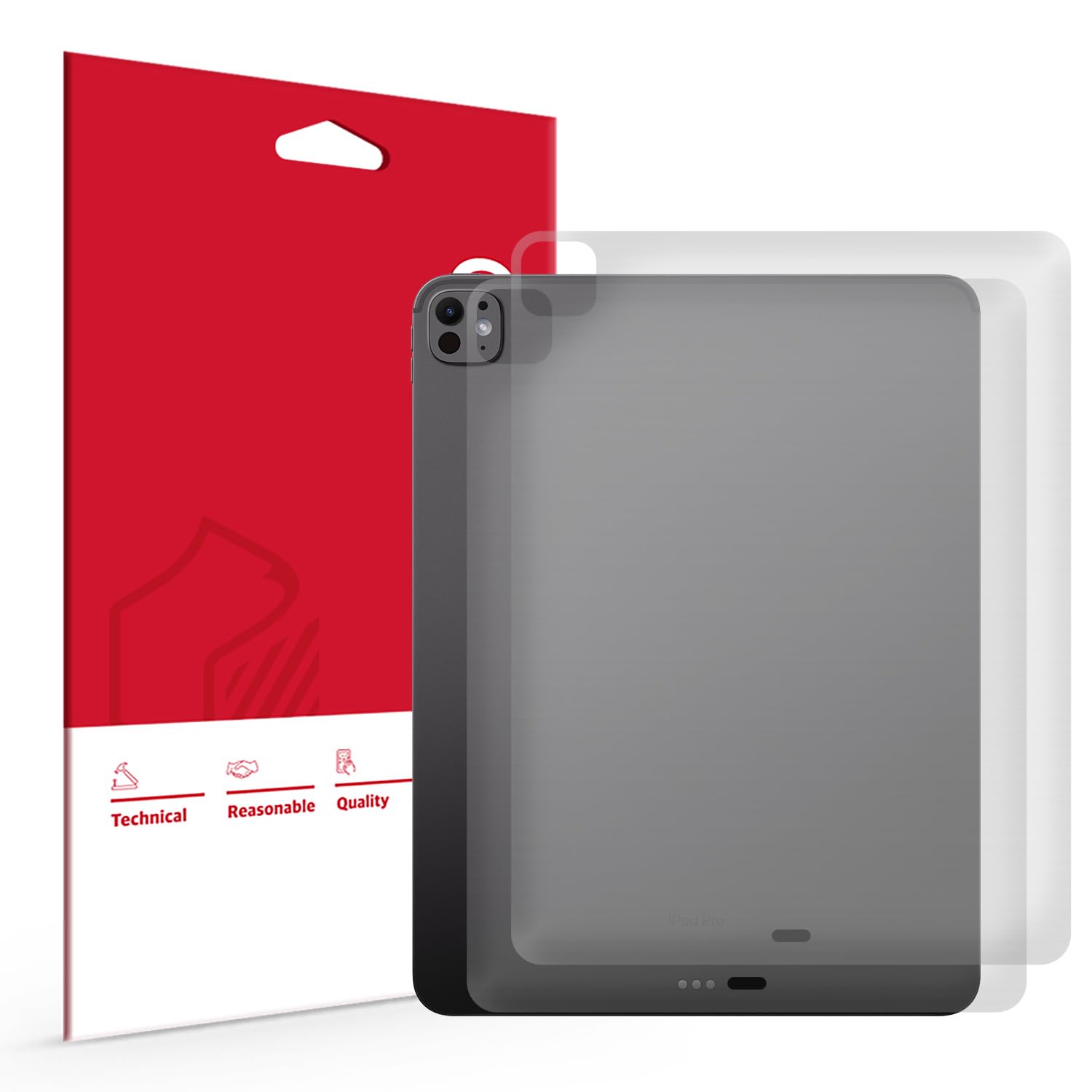 Photo 1 of skoko [2 Pack Transparent Matte Back Protector Compatible with ipad Pro 13 M4 2024, Easy Installation, Matte Clear Skin/Case-Friendly