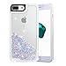 iPhone 7 Plus Glitter Case, iPhone 8 Plus Liquid Case, VEGO Glitter Sparkle Bling Flowing Floating Case Cover Fashion Creative Design for Girls for iPhone 7 Plus/iPhone 8 Plus 5.5 inch (BluePink)