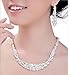 GCIYAEN only Crystal Bridal Jewelry Sets Hotsale Necklace+earrings Classic Jewelry Wedding Accessory, Party Jewel