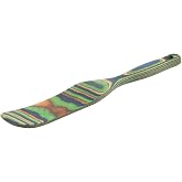 Island Bamboo Pakkawood 11-Inch Spurtle, Peacock