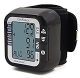 LotFancy Blood Pressure Monitor Wrist Cuff - Automatic Digital BP Machine with Irregular Heartbeat Detector, Portable for Home Use, AHA Indicator, FDA Approved
