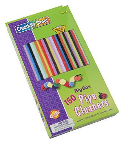 Creativity Street Big Box of Chenille Stems, 150-Count, Assorted Colors