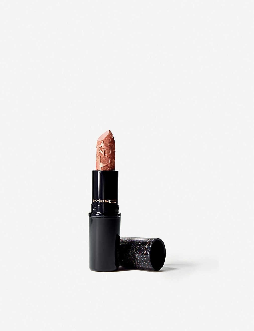 mac kiss of stars lipstick gold star