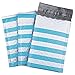 Fuxury Bubble Mailers 4x8 Inch 50 Pack，Blue Dot Poly Bubble Envelopes for Jewelry, Cosmetics, Designer Boutique Custom Padded Envelopes,Waterproof Padded Mailers for Small Busniess Bulk #000