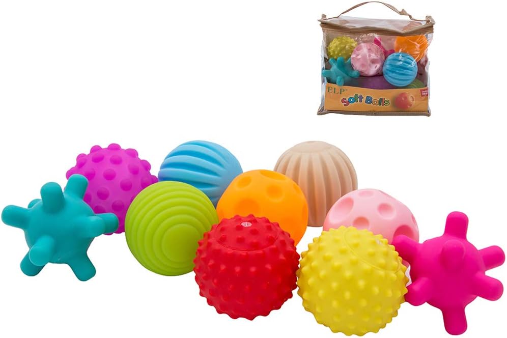 Keydi 6 Pcs Balles Sensorielles Bebe Montessori Jouet De Balle Bebe Main Attrape Balle Jouets De Bain Pour Bebe Jouets Sensoriels Tactiles Pour Enfants Jeux De Balles Et De Ballons Jeux Et