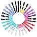 Cehomi 30 Pcs Styling Alligator Hair Clips Salon Clips-Professional Non-Slip Multicolored Plastic Duck Teeth Hair Clips with Anti-slip Ergonomic design-Hair grip for Women and Girls - 10 colors - Amazon Vine