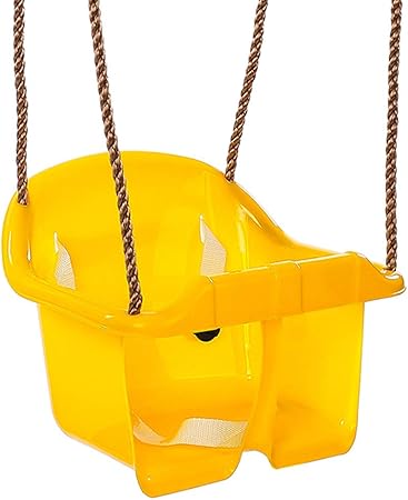 Qvivi Schaukeln Kinder Baby Schaukel Hochlehner Schaukelsitz Indoor Outdoor Garten Kinder Schaukel Stuhl Gelb Amazon De Kuche Haushalt