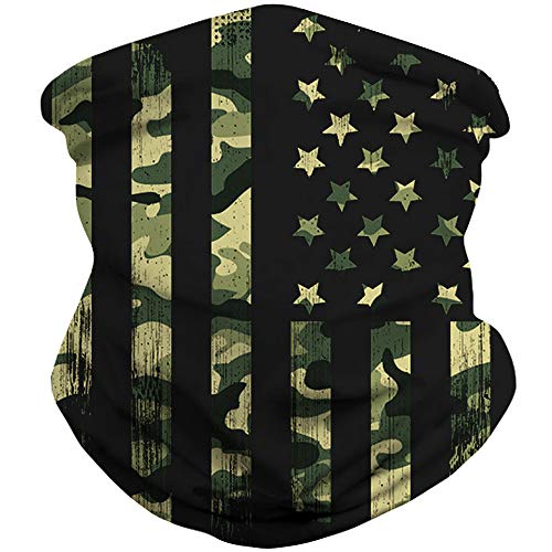 Unisex Rave Bandana Face Mask for Dust Wind Sun UV Protection Neck Gaiter/Face Scarf/Face Cover