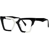 VOOGLAM Tortoise Cat Eye Frame Blue Light Blocking Glasses,Fashion Glasses for Women Anti Eyestrain & UV