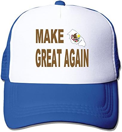 SHEAN Make Illinois Great Again Design Adjustable Unisex Hats RoyalBlue