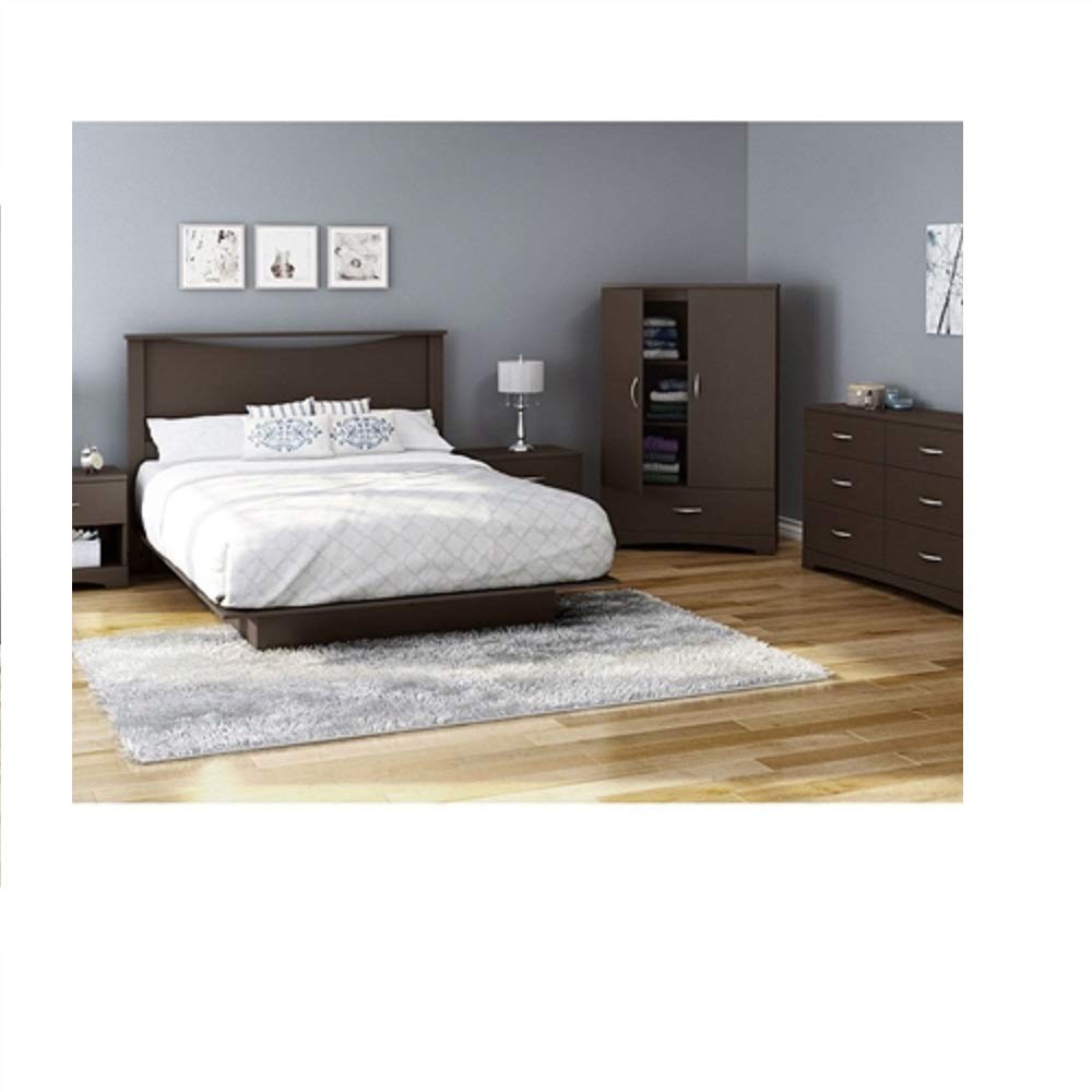 Amazon Com Myeasyshopping Contemporary 2 Door Armoire Wardrobe