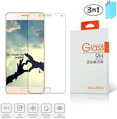 3x Nacodex Lenovo Vibe P1 Tempered Glass Screen Protector - [3 Pack] Replacement (For Lenovo Vibe P1)