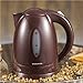OVENTE Electric Kettle, Hot Water, Heater 1.7 Liter - BPA Free Fast Boiling Cordless Water Warmer - Auto Shut Off Instant Water Boiler for Coffee & Tea Pot - Brown KP72BR
