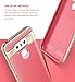 LG G6 Case, E LV LG G6 - Hybrid [Scratch/Dust Proof] Armor Defender Slim Shock-Absorption Bumper Case for LG G6 (2017) - [SALMON PINK/GOLD]