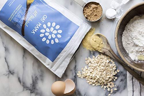 Brewers Yeast Powder for Lactation - Oat Mama Brewer's Yeast for Breastfeeding Mothers - Supports a Healthy Milk Supply - Gluten-free, 100% All-Natural, Debittered, Perfect for Baking - Thumbnail 2