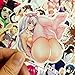 Lauren DAVISsdgsd Sexy Girls Anime Stickers, 100 Pcs PVC Laptop Stickers Luggage Suitcase Stickers,with Bunny Girls Bikini Girls Hot Lady Stickers Japanese Manga Character Stickers for Men Adult