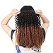 Soft Feel Hair 8A Brazilian Ombre Curly Hair 3 Bundles 100% Virgin Human Hair Extensions Two Tone 1B/30 Black to Blonde Ombre Brazilian Jerry Curly Hair Weaves 100g/pc (20 22 24)