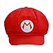 XCOSER Classical Super Bro Hat Cap for Halloween Costume Red
