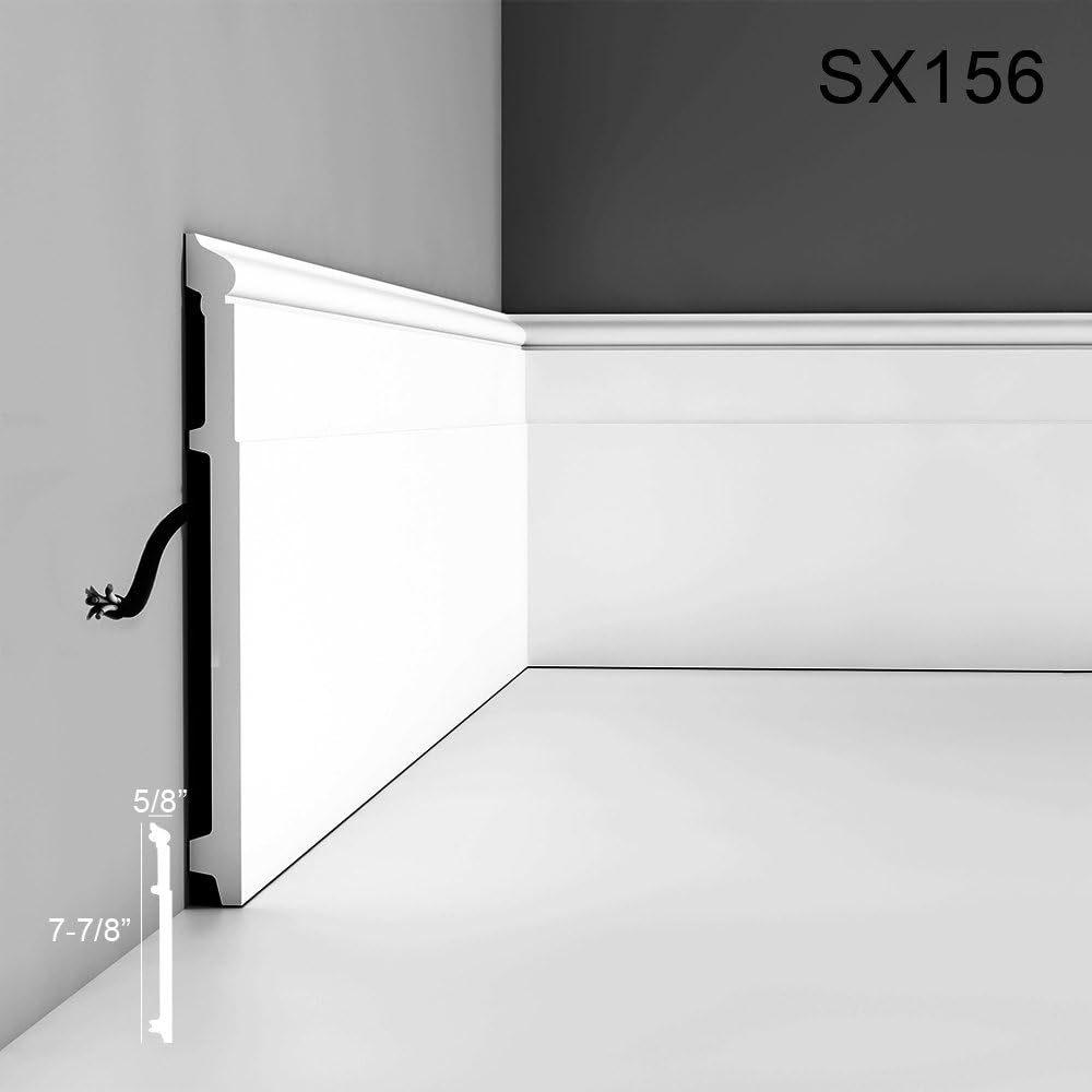 Amazon Com Orac Decor Baseboard Moulding Sx156 Baseboard Molding