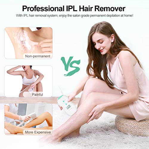 Hair Removal for Women, IPL Hair Remover 500000 Flashes System Professional Permanent Painless Device- Face, Legs, Bikini & Underarm Home Use for Women Men