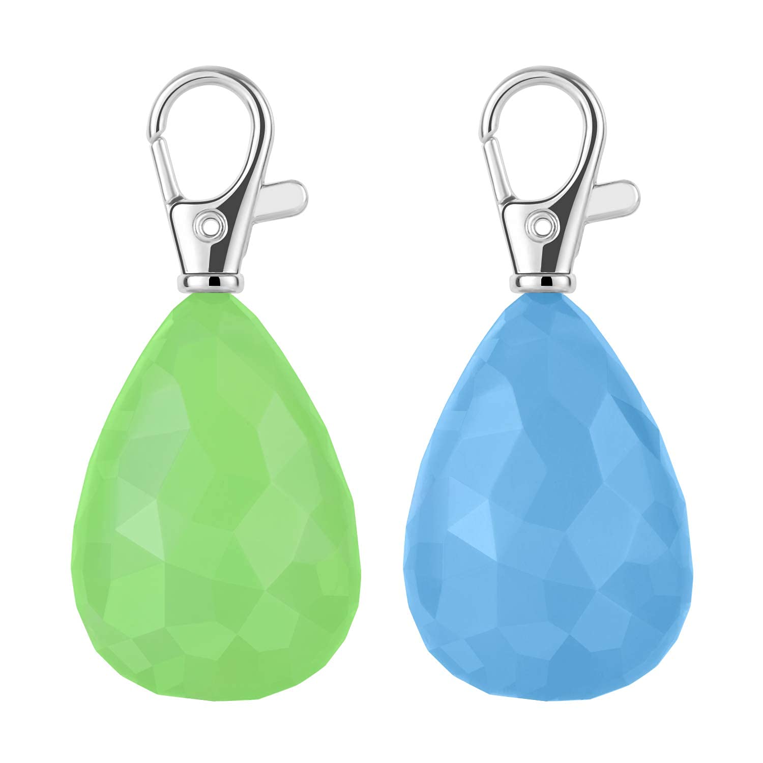 Novkin 2-Pack Dog Light with USB Rechargeable, Dog Collar Light,Waterproof LED Dog Safety Lights for Night Walking Attach to Collar, Leash or Harness，Safety light for Running,Camping or Bike