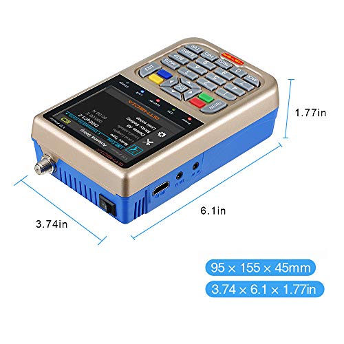 GT MEDIA V8 Satfinder Meter Localizador de señal de satélites Digital