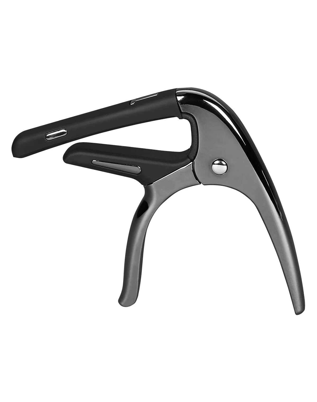 SGPRO Capos for Acoustic Guitars, Electric Guitars and Ukulele, Superior Zinc Alloy and Silicone Made (Minimal Black)