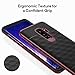 Caseology Parallax for Galaxy S9 Plus Case (2018) - Award Winning Design - Black/Burgundy