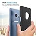 Maxboost Galaxy S9 Plus Case mSnap Series compatible with Samsung Galaxy S9 Plus Case AntiSlip Matte Coating for Excellent Grip/Scratch Resistant Thin Snap Protective Hard Phone Covers 2018 [Black]