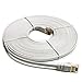 Tera Grand - 25FT - CAT7 10 Gigabit Ethernet Ultra Flat Patch Cable for Modem Router LAN Network, Gold Plated Shielded RJ45 Connectors, Faster Than CAT6a CAT6 CAT5e, White