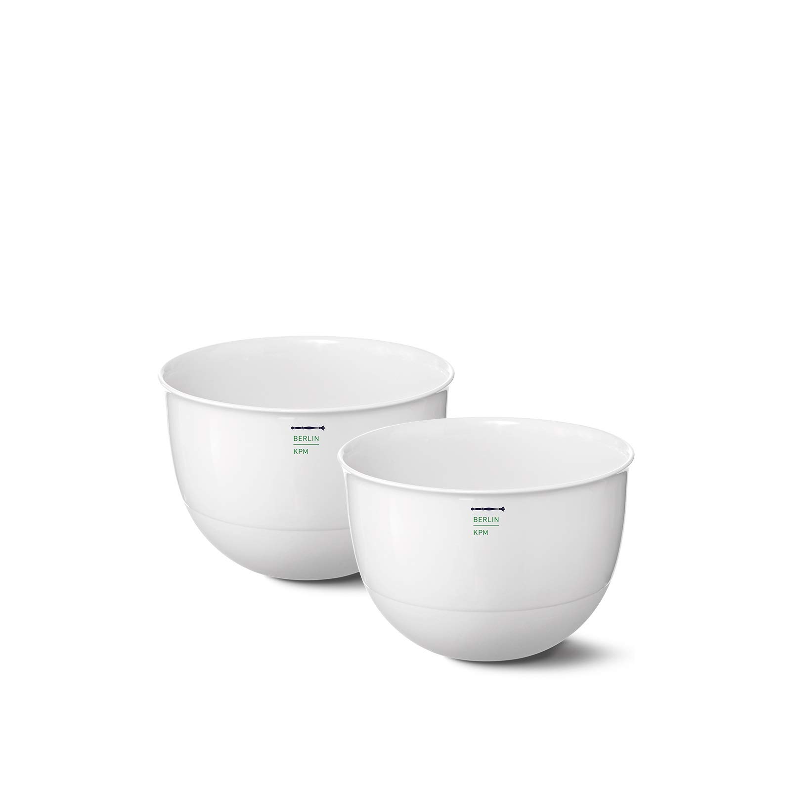 KPM Berlin LAB Duo Set 'No. 2B' 2-Piece Porcelain Coffee Cup Coffee Mug 8 cm Handmade White in Gift Box