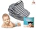 Tykes & Tails - 5 in 1 Baby Breastfeeding Cover, Car Seat Cover, Shopping Cart Cover and Trendy Scarf - Black / Gray Stripe Pattern - Many Other Colors Options - Best 5in1 Nursing Cover on the Amazon