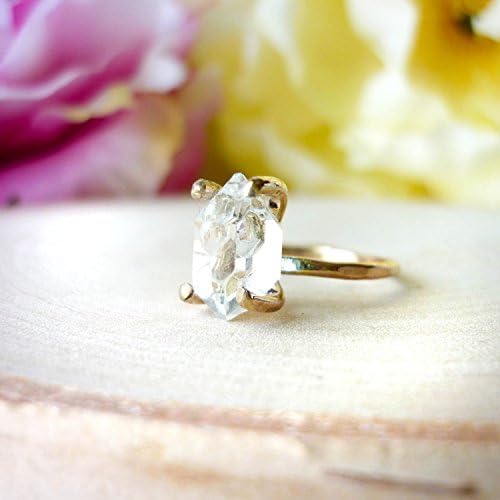 Herkimer Diamond Gold Filled Ring
