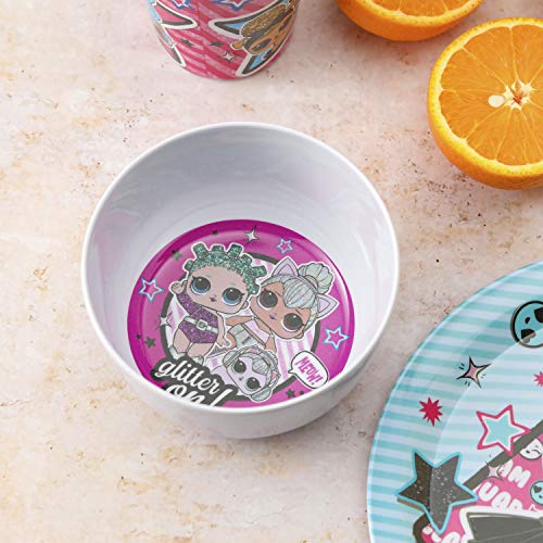 Zak Designs LOL Dinnerware Set Includes Plate, Bowl, Tumbler and