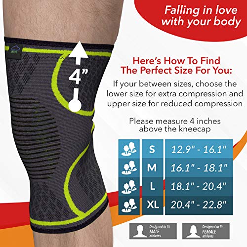 3 Modvel+Compression+Knee+Sleeve+Pair