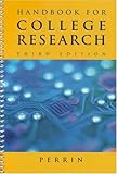 Handbook for College Research, Perrin, Robert, 0618441336