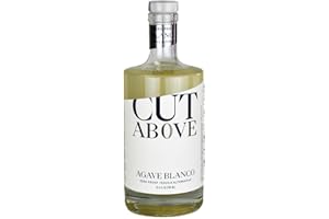 CUT ABOVE Zero Alcohol Agave Blanco Tequila | Award Winning Premium Non-Alcoholic Spirit for Alcohol Free Cocktails | 25.4 fl. oz. (750mL)