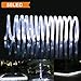 Solar Power Rope Lights, Waterproof, 99ft, 100 LED,6000K, String Light, Portable, with Light Sensor, Decoration, Christmas Tree, Thanksgiving, Wedding, Party, Garden, Lawn, Patio (Daylight White)