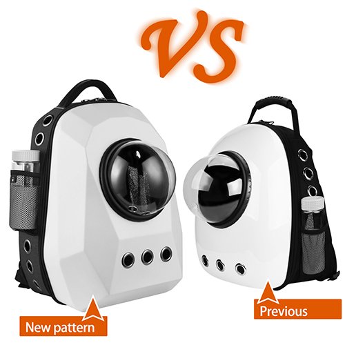 image for Blitzwolf Large Capacity Diamond Space Capsule Pet Carrier Backpack wi