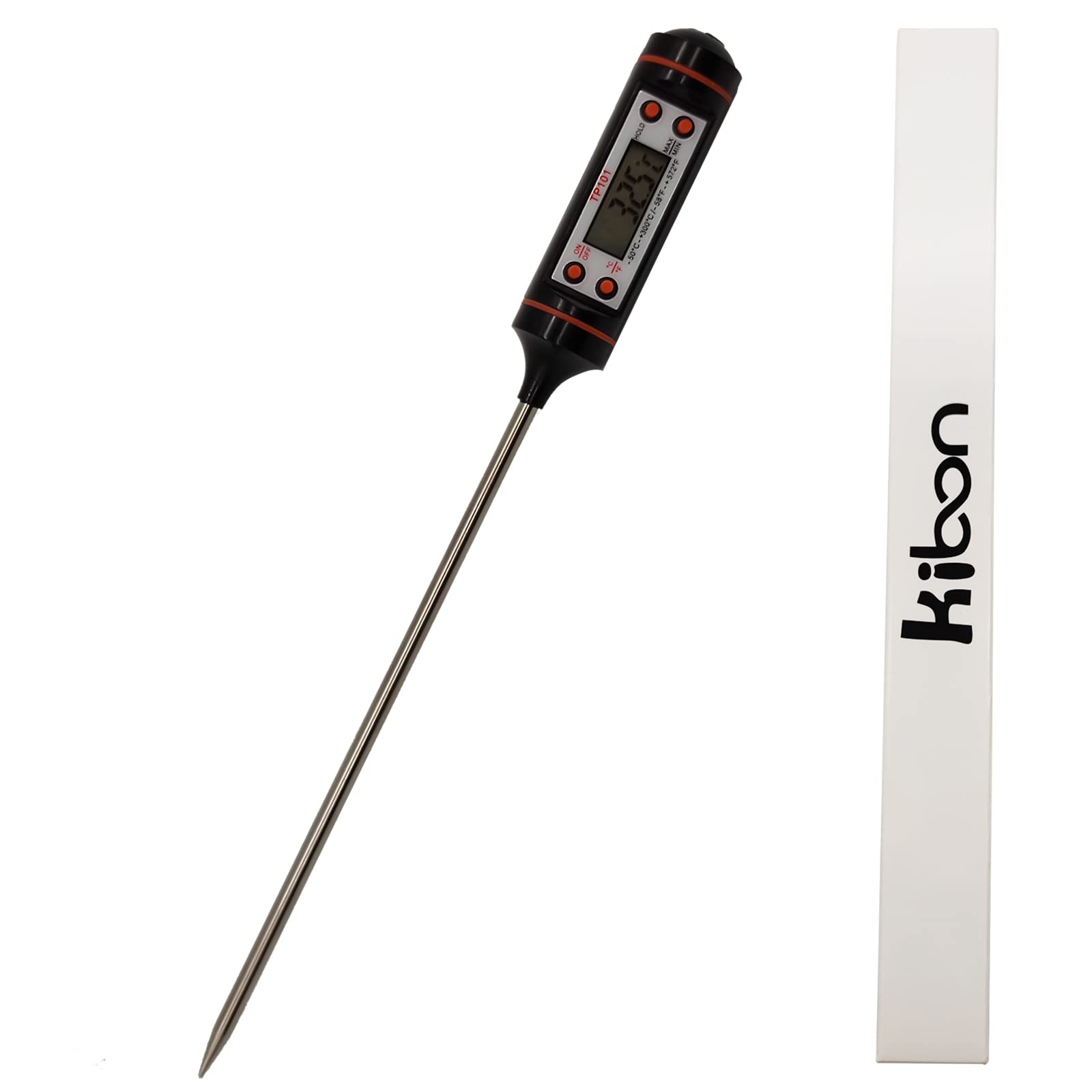 Digital BBQ Meat Thermometer - Instant Read, Multi-Functional with Long Probe for Food, Milk, Yogurt